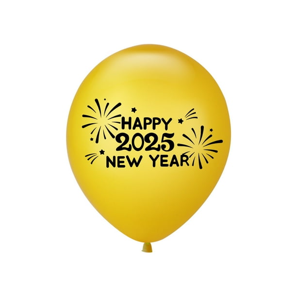 【El paquete incluye】: 20 piezas de globos de látex para fiesta de Feliz Año Nuevo en un paquete:
