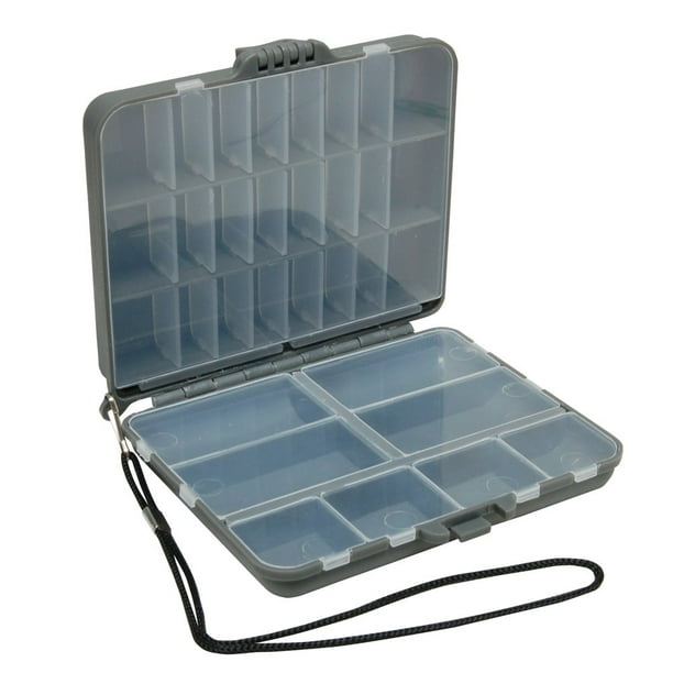 Plano Compact Side-By-Side Tackle Organizer - Grey-Clear 
