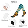 thumbnail image 5 of Sikiie Field Style Bicycle Young Sunflower 1 Pairs Compression Socks for Men and Women 15-20 mmHg Running Support Socks, 5 of 7