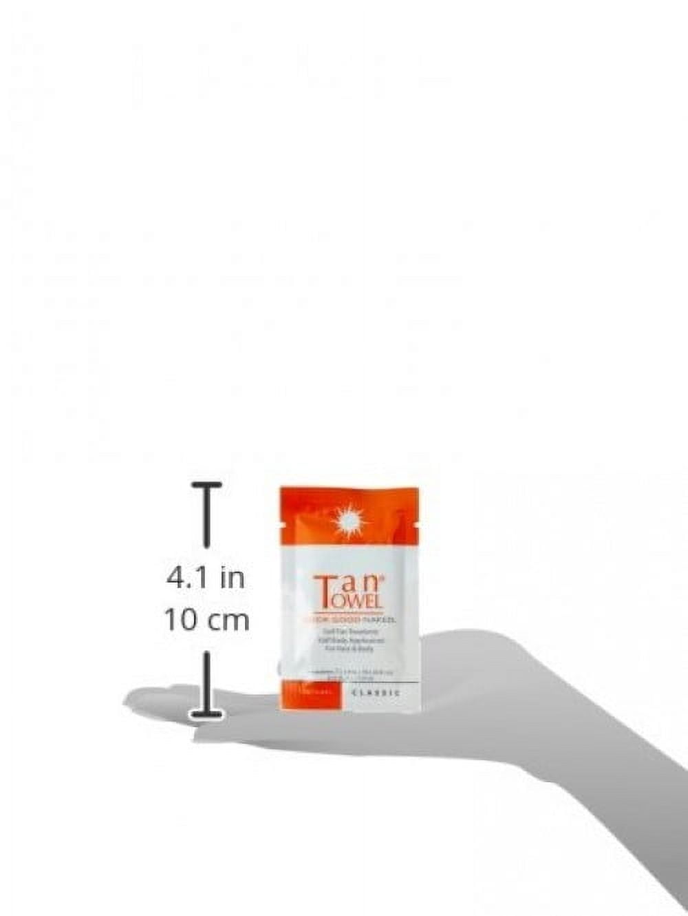 Tan Towel Self Tanner Towelette Half Body Classic, 10 Ct
