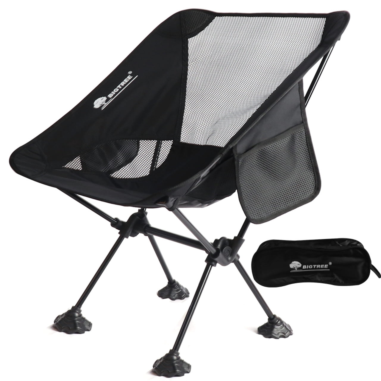 Portable Ultralight Camping Chair Black