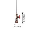 thumbnail image 6 of Kiven Plug in Pendant Light,Industrial Hanging Light and 15FT Plug-in Cord and Remote Control, Steampunk Ceiling Pendant Light for Bedroom Hallway Foyer Kitchen Island,Copper Red Finish, 6 of 8