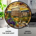 thumbnail image 3 of Customized Roman Italy Stained Glass Window Hanging, Custom Name Stained Glass Suncatcher for Women, Window Decor Perfect Home Décor, 3 of 6