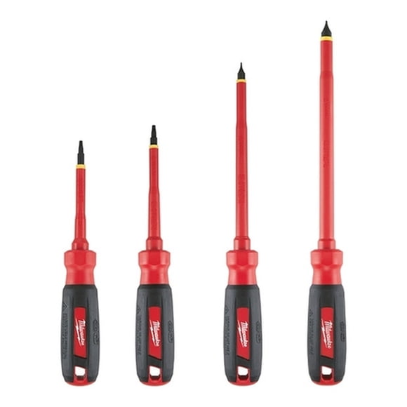Juego De Desarmadores Aislados 1000v 4pz Milwaukee 48222205