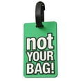 thumbnail image 1 of English Letters PVC Soft Rubber Luggage Tag Fashionable Tag Backpack Bag Tag, 1 of 1