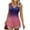 Hot Pink, variant on Women Tank Tops Flowy Ruffle Tie Waist V Neck Gradient Print Comfortable Womens Camisole Grey M