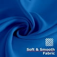 thumbnail image 6 of Ample Decor 2 Panel 46 x 63 inch 100% Polyester Blackout Curtains, Noise Reducing - Royal Blue, 6 of 6