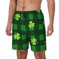 thumbnail image 2 of Xecao Happy St. Patrick's Day5 for Men's Swimming Trunks Swim Trunks Quick Dry Swim Shorts with Mesh Lining Funny Swimwear Bathing Suits, 2 of 9