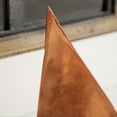 thumbnail image 6 of 13" x 18" Brown Aluminum Sail Boat Sculpture, by DecMode, 6 of 8