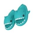 thumbnail image 6 of Unisex Shark Slides Slippers Cute Anti-Slip Sandal Cartoon Shark Summer Sandals Shower Beach Funny Couples Slipper for Men Women, 6 of 7
