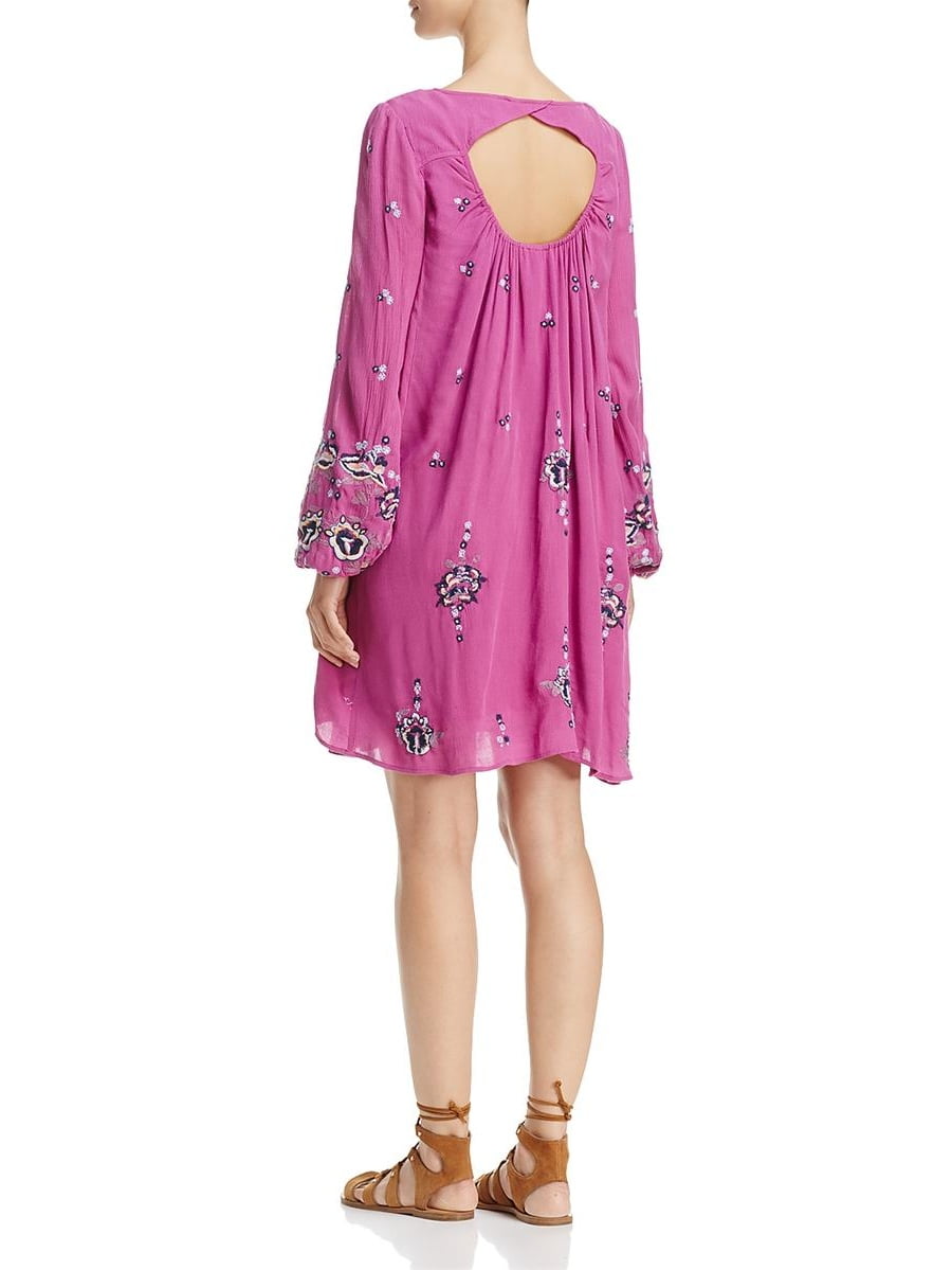 free people purple floral dress