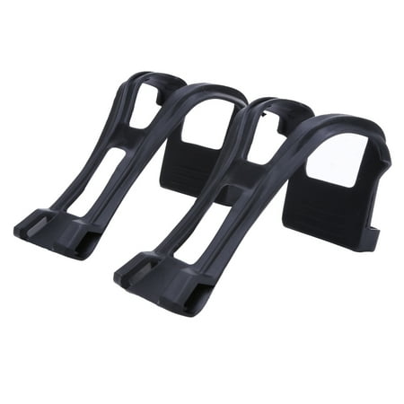A Pair New Cycling Bicycle Bike Strapless Toe Pedal Clips Half Clips ...