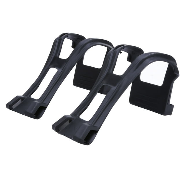 Un par de nuevos clips de pedal para bicicleta de ciclismo, sin tirantes, color negro Tmvgtek Nuevos Originales