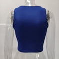 thumbnail image 6 of Womens Basic Crop Tank Tops Sleeveless Racerback Tank Top Yoga Athletic Shirts Fitness Workout Running Crop Tops, 6 of 6