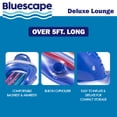 thumbnail image 2 of Bluescape Deluxe Lounge, Inflatable Pool Float, Blue, Age 14 & up, Unisex, 2 of 5