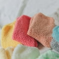 thumbnail image 4 of Cheers.US 5 Pairs Women Warm Super Soft Plush Slipper Sock Winter Fluffy Microfiber Crew Socks Casual Home Sleeping Fuzzy Cozy Solid Color Thicken Warm Cotton Middle Tube Bed Floor Socks, 4 of 7