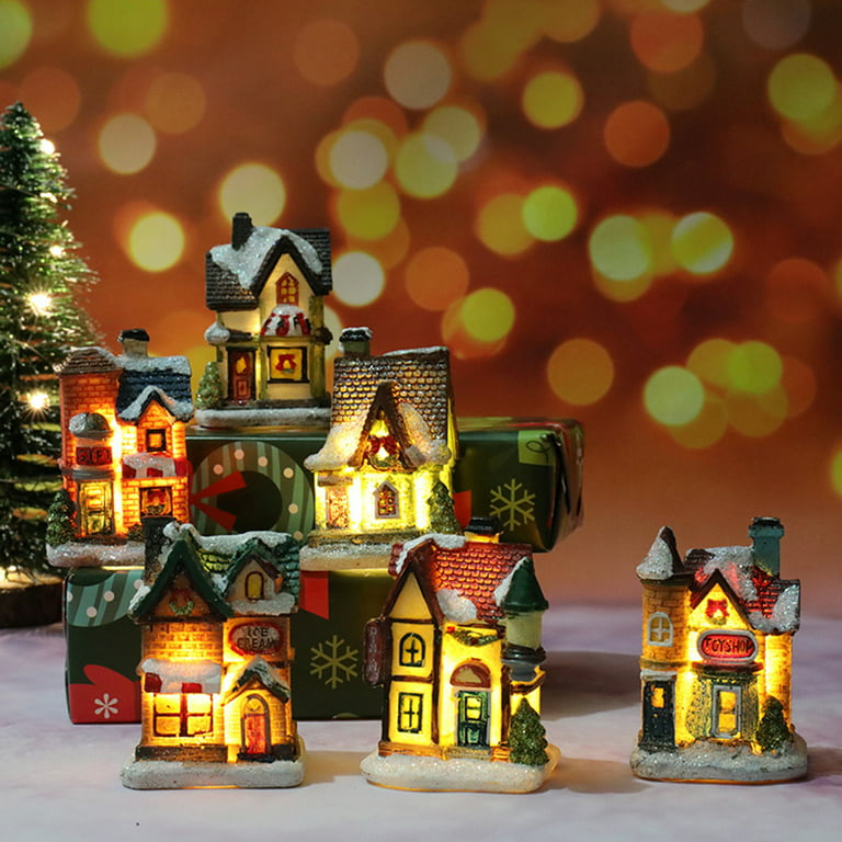 Dreamy Miniature Christmas Village | Sticker