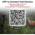 thumbnail image 2 of CAMPARK WiFi Trail Camera 4K 42MP Deer Hunting Game Camera Bluetooth Trail Cam with 3 PIR Night Vision Waterproof 65FT Triggering Distance for Wildlife Monitoring, 2 of 10