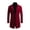 Wine, variant on Trench Coat Men Single Breasted Wool Blend Coat Mid Length Pea Coat Notch Lapel Jacket Business Casual Overcoat Army Green XXL(XXL)