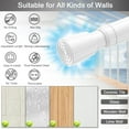 thumbnail image 6 of Nicoxijia Adjustable Spring Curtain Rod, 6 of 7