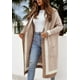 thumbnail image 1 of Chaqueta tipo cárdigan largo con capucha versátil e informal para otoño e invierno, ropa de mujer, 1 of 6
