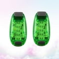 thumbnail image 3 of HLONK 2 Pcs 5 LED Safety Light Multifuntional Clip On Strobe Running Lights for Bikes Walking (Green), 3 of 7