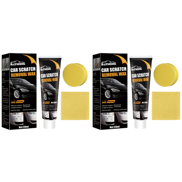 120ml Car Scratch Remover Wax Impermeable Auto Polish Paint Restaurador Con Esponjas