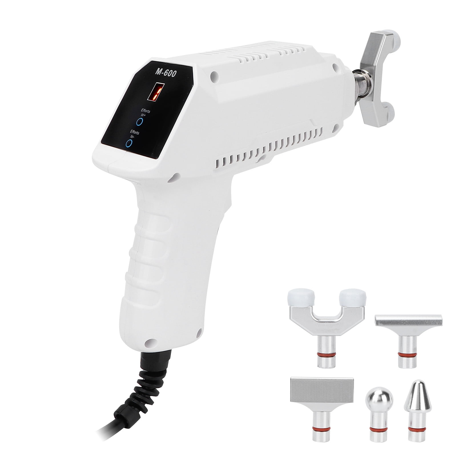 Electric Spine Massager Adjusting Corrector Gun Electric Spine Chiropractor WhiteUS Plug 110V