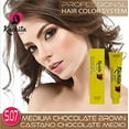 thumbnail image 2 of Permanent Hair Dye Medium Chocolate Brown 5.07 Kachita Spell 3.52 oz 100 mL Professional Hair Color Cream with Keratin and Argan Oil, 100% Gray Coverage, 2 of 4