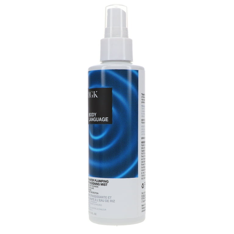 IGK Body Language Rice Water Plumping & Thickening Mist 7oz IGK Body Language Rice Water Plumping & Thickening Mist 7oz