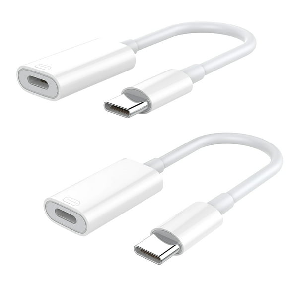 TiMOVO Lightn-ing Female to USB C Male Adapter Compatible with iPhone 15/15 Pro/15 Pro Max/15 Plus, iPad Pro/Air, Support Fast Charging/Data Transfer, Not for Audio/OTG