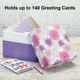 thumbnail image 5 of Current Lavender Blooms Greeting Card Organizer Box - Stores 140+ Cards, 5 of 6