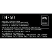 Brother Genuine High Yield Toner Cartridge, TN760, Page Yield Up to 3,000 Pages