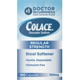 thumbnail image 3 of Colace® Regular Strength Stool Softener for Constipation Relief, 100mg Capsules, 100 Ct, 3 of 4