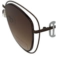 thumbnail image 2 of Isaac Mizrahi Womens Square Brown Open Front Metal Sunglass,  IM 31262, 2 of 6
