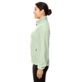 thumbnail image 2 of 9 Crowns  North End Microfleece Polar Fleece Lightweight Full Zip Jacket (Celery, Small), 2 of 3