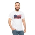 thumbnail image 5 of Unisex American Flag Distressed Brick T-Shirt, USA Flag Shirt, Distressed Flag Shirt, American Flag Tee, USA Tee, Men and Womens Flag Shirt, 5 of 12