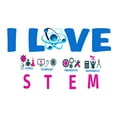 thumbnail image 2 of Teacher Classroom I Love Stem Science Technology Engineering Math Lab Study Experiments Atoms Microscope Scienctist Algebra Geometry Holiday Decorating Wall Decal Sticker - Size: 40 In X 24 In, 2 of 5