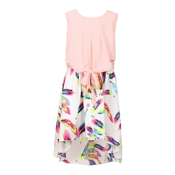 Richie House Girls' Summer Chiffon Dress RH2516