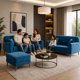 thumbnail image 5 of Salas 3-2-T Sofá Love seat Taburete Moderna Galia Muebles R21, 5 of 6