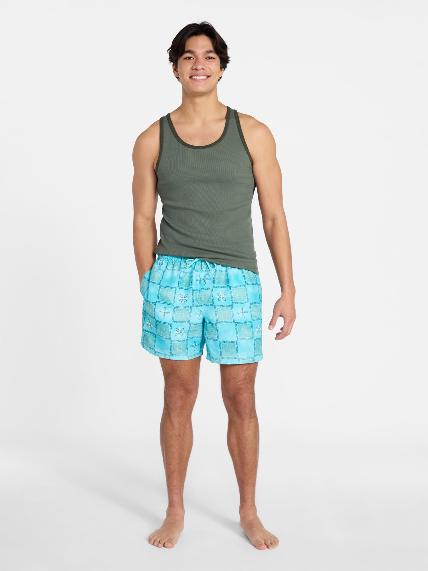 No Boundaries Swim Trunks, 5" Inseam, Men's S-5XL