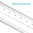 thumbnail image 4 of Uxcell Film Flexible Ruler 100cm 0.1mm Scale with R Angle and Width Lines Clear PET Plastic Folding Straight Ruler for Factory, Transparent, 1 Pcs, 4 of 6