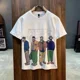 thumbnail image 4 of Camiseta de cuello redondo de anime para hombre, camisetas vintage con gráficos Kpop para hombre, ropa V, top Katoen 5xl, ropa de calle, dibujos de algodón, elegante, tallas S XL, 4 of 5