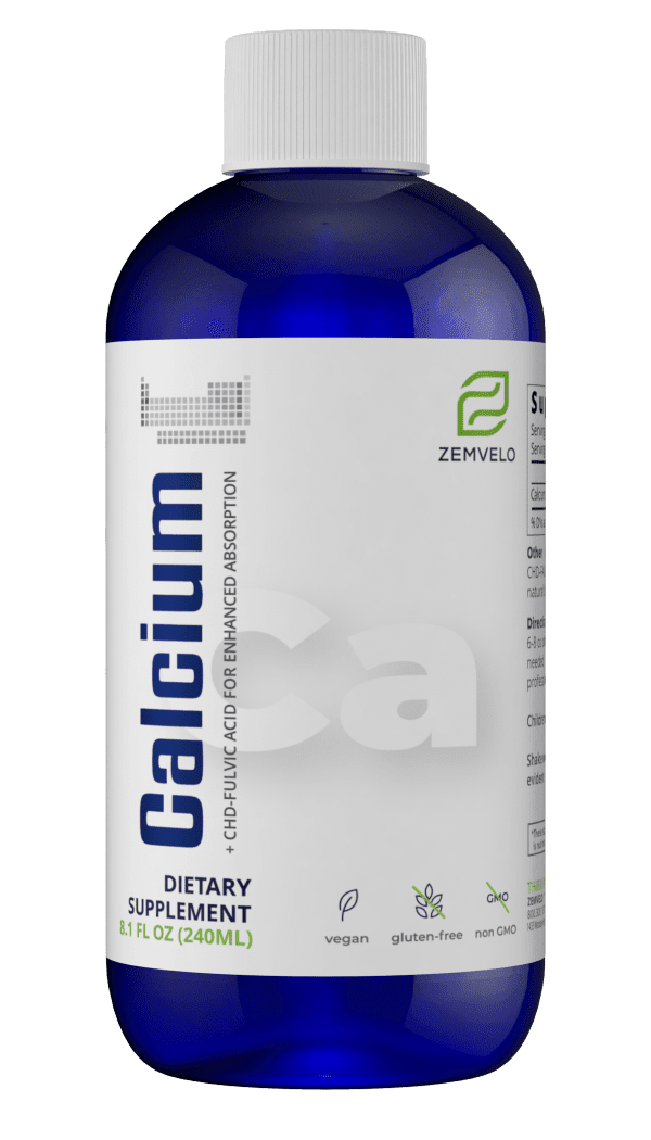 Liquid Ionic Calcium | 96-day Supply | Support Bone and Gum Health | Support Heart Health | Balance Mood