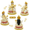 thumbnail image 4 of BangBangDa Big Hindu Goddess Saraswati Statue – 8.7”H India God Saraswati Idol Home Office Temple Mandir Pooja Decor Diwali Puja Gifts Indian Gifts for Man Woman Friends, 4 of 9