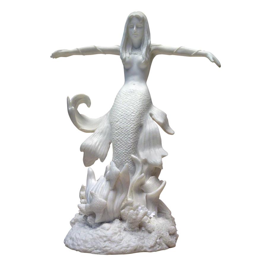 Design Toscano Ocean's Queen Mermaid Bonded Marble Resin Statue