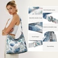 thumbnail image 3 of Spring Summer Floral Illustration Sling | Adjustable Strap Purse | Multi-Scenario Use Bag, 3 of 5