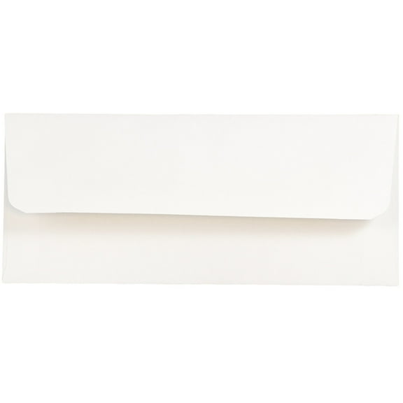 JAM Paper 3 x 6 11/16 Booklet Commercial Money Envelopes, White, 50/Pack