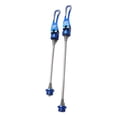 thumbnail image 1 of Ximing 2Pcs High Strength Bike Axle Skewer, Alloy Front & Rear ,100/135mm Clip Bolt Lever Qr Set for Mountain Road Components - Blue, 1 of 4