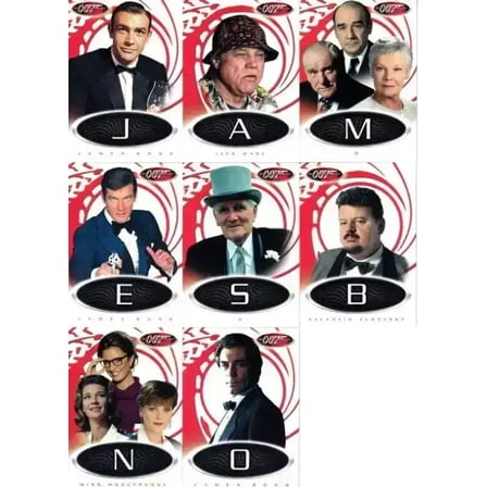 James Bond 40th Anniversary 2002 Rittenhouse complete 8 game card set